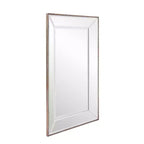 36"" Rectangular Vanity and Wall Mirror with Beaded Trim: Modern Style, Wood Frame, No Assembly Required