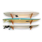 Surfboard Storage Wood Rack | Holds 3 Surfboards