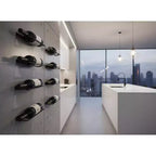 Wall Mounted Metal Wine Rack Single Bottle Holder, 13.4 x 3.3 (34 x 8.5 cm) 1 Piece