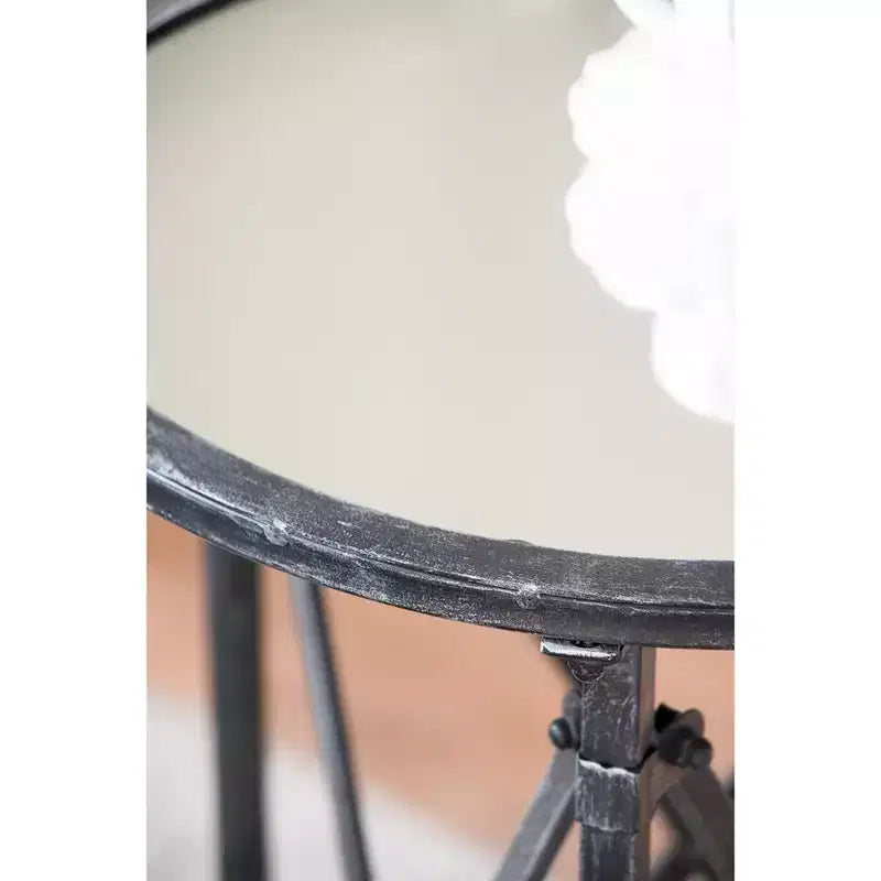 Round Side Table Accent Furniture.5