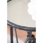 Round Side Table Accent Furniture.5
