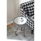 Round Side Table Accent Furniture.5