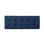 Rectangular Ottoman with Cushion, End of Bed Bench with Stylish Legs, Foot Stool for Living Room, Bedroom, Entryway