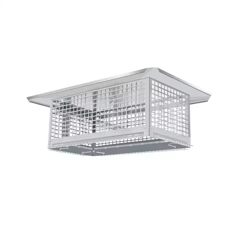 Chimney Cover 8 x 13 Inches, 304 Stainless Steel Mesh Cover, Adjustable Metal Strip Bolts and Screws, can Install Mesh Cover, Silver