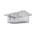 Chimney Cover 8 x 13 Inches, 304 Stainless Steel Mesh Cover, Adjustable Metal Strip Bolts and Screws, can Install Mesh Cover, Silver