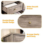 12 Drawer Dresser, 63 Wide Wooden Chest of Drawers, Modern TV Stand Dresser for 65 Inch TV, Bedroom Living Room Entryway
