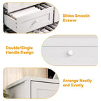12 Drawer Dresser, 63 Wide Wooden Chest of Drawers, Modern TV Stand Dresser for 65 Inch TV, Bedroom Living Room Entryway
