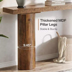 63 Farmhouse Entryway Console Table, Narrow Long Sofa Table for Living Room, Hallway, Entrance, Foyer