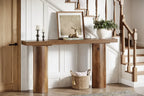 63 Farmhouse Entryway Console Table, Narrow Long Sofa Table for Living Room, Hallway, Entrance, Foyer