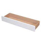 Queen Size Upholstered Teddy Fleece Platform Bed with USB Ports and Drawer