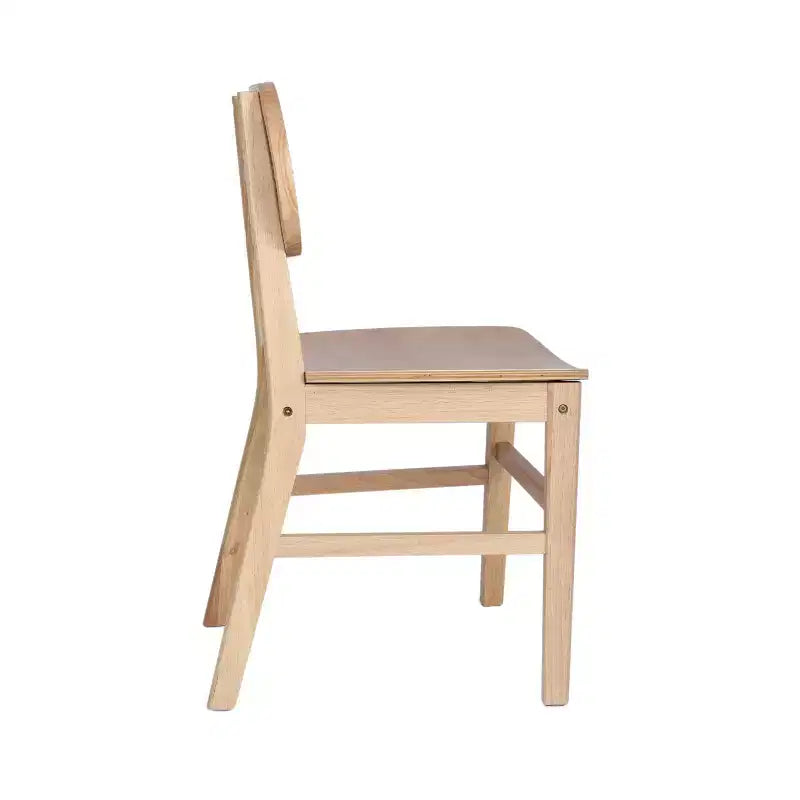 Cane Rattan Dining Chairs with Solid Wood Frames
