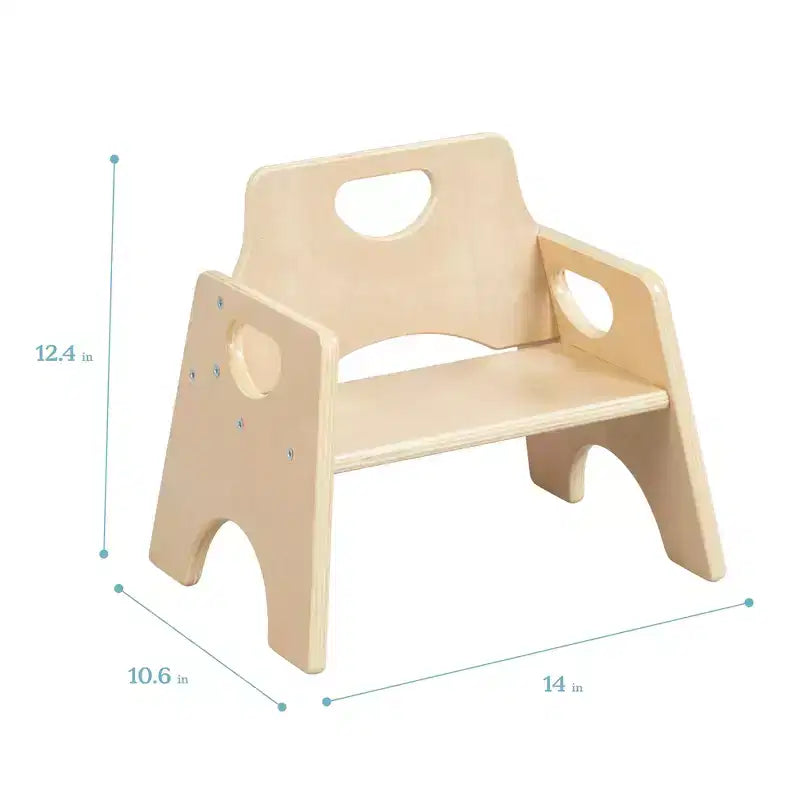 Stackable Wooden Toddler Chair