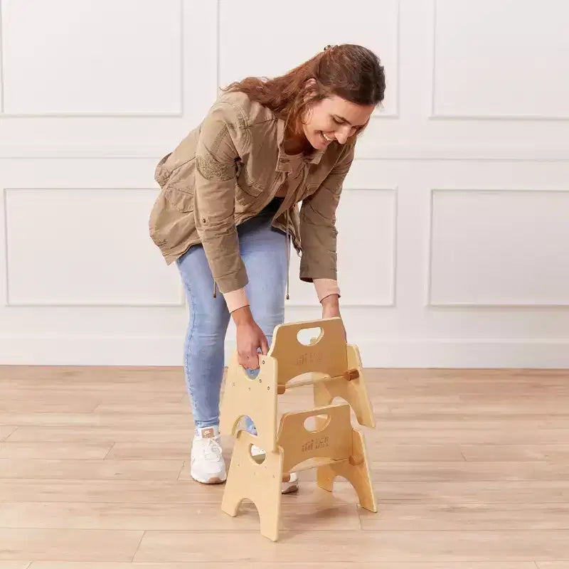 Stackable Wooden Toddler Chair