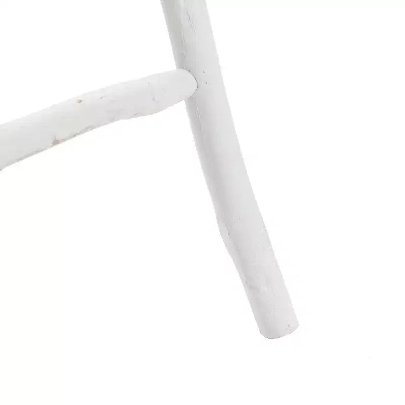 White Solid Wood 5-Rung Blanket Ladder